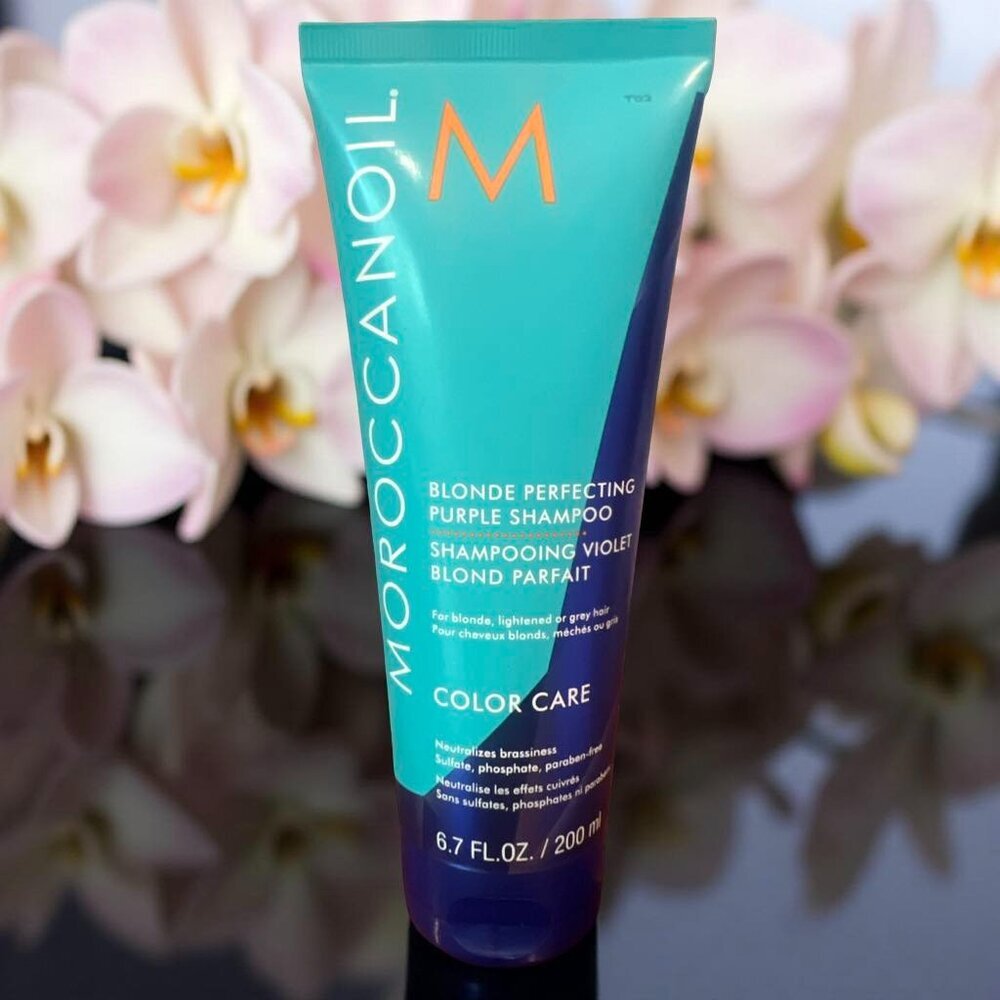 MoroccanOil Blonde Love Perfecting Purple Shampoo 2.4 oz